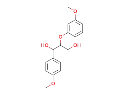 2-(3-methoxyphenoxy)-1-(4-methoxyphenyl)propane-1,3-diol