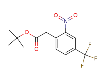 tert-butyl 2-nitro-4-trifluoromethyl-phenylacetate