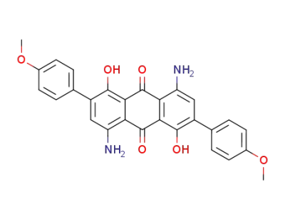 1,5-diamino-4,8-dihydroxy-3,7-di(4-methoxyphenyl) anthraquinone